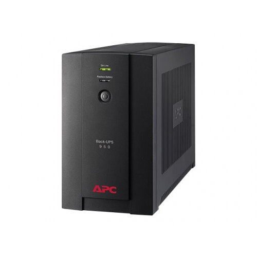 APC Back-UPS 950 - UPS - AC 230 V - 480 Watt - 950 VA 9 Ah - USB - output connectors: 4 - Germany - black