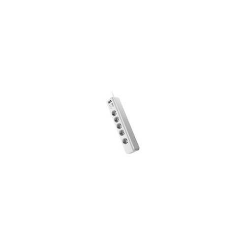 APC SurgeArrest Essential - Surge protector - AC 230 V - 2300 Watt - output connectors: 5 - Italy - white APC SurgeArrest Essential - Surge protector - AC 230 V - 2300 Watt - output connectors: 5 - Italy - white