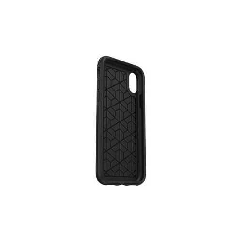 OtterBox Symmetry Series - Back cover for mobile phone - polycarbonate, synthetic rubber - black - for Apple iPhone XS