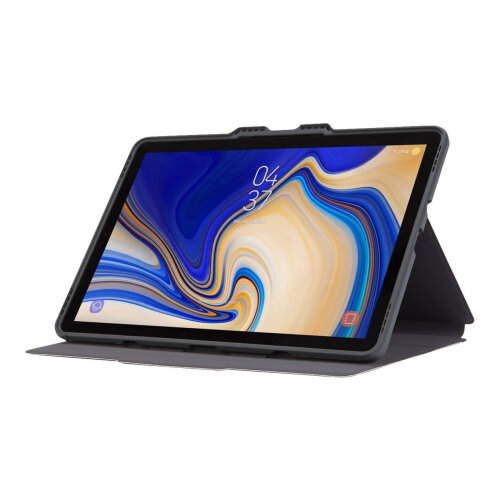 Targus Click-In - Flip cover for tablet - rugged - polyurethane - berry - for Samsung Galaxy Tab S4 (10.5 in)