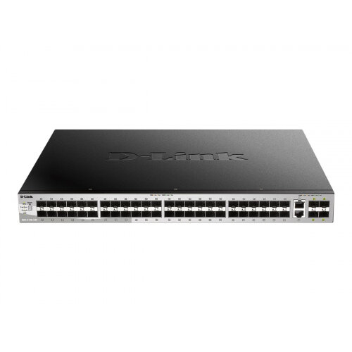 D-Link DGS 3130-54S - Switch - L3 Lite - Managed - 48 x SFP + 2 x 10 Gigabit Ethernet + 4 x 10 Gigabit SFP+