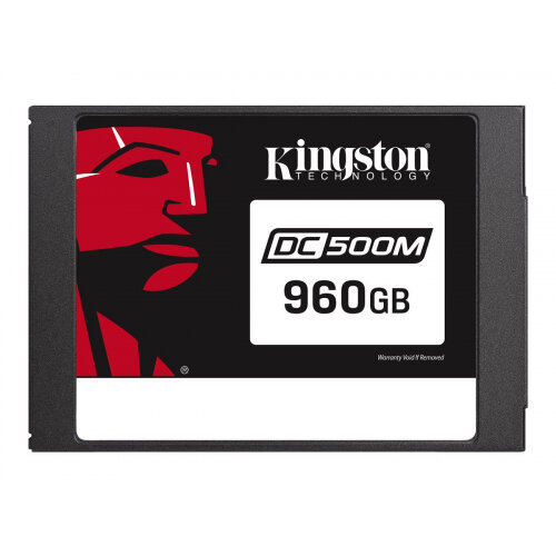 Kingston Data Center DC500M - Solid state drive - encrypted - 960 GB - internal - 2.5" - SATA 6Gb/s - 256-bit AES - Self-Encrypting Drive (SED)