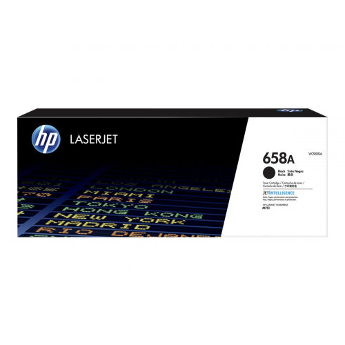 HP - Black - HP 658A - original  - LaserJet - toner cartridge (W2000A) - for Color LaserJet Enterprise M751dn, M751n