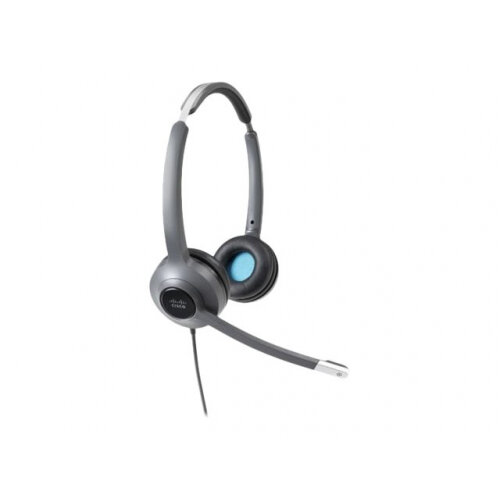 Cisco 522 Wired Dual - Headset - on-ear - wired - 3.5 mm jack Cisco 522 Wired Dual - Headset - on-ear - wired - 3.5 mm jack