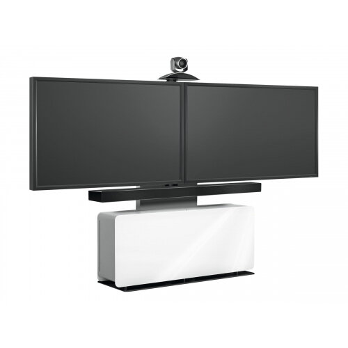Vogel's Professional PVF 4112 - Stand for LCD / plasma panel / video conferencing system - lockable - white - screen size: up to 90" - floor-standing