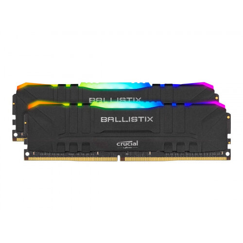 Ballistix RGB - DDR4 - 32 GB Kit : 2 x 16 GB - DIMM 288-pin - 3600 MHz / PC4-28800 - CL16 - 1.35 V - unbuffered - non-ECC - black Ballistix RGB - DDR4 - 32 GB Kit : 2 x 16 GB - DIMM 288-pin - 3600 MHz / PC4-28800 - CL16 - 1.35 V - unbuffered - non-ECC - black