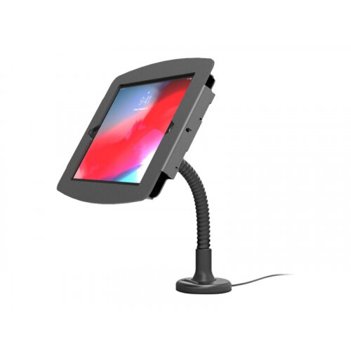 Compulocks Space Flex iPad Enclosure Stand - Mounting kit (flexible arm, enclosure) for tablet - lockable - high-grade aluminium - black - screen size: 10.2&uot; - wall-mountable, surface mountable, counter top - for Apple 10.2-inch iPad (7th generation, Compulocks Space Flex iPad Enclosure Stand - Mounting kit (flexible arm, enclosure) for tablet - lockable - high-grade aluminium - black - screen size: 10.2&uot; - wall-mountable, surface mountable, counter top - for Apple 10.2-inch iPad (7th generation,