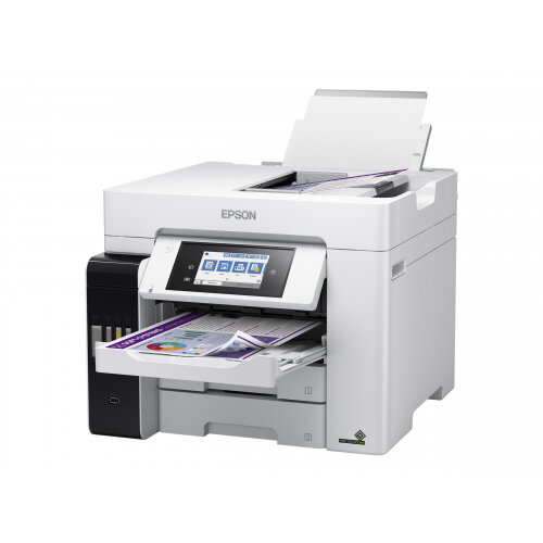 Epson EcoTank ET-5880 - Multifunction printer - colour - ink-jet - A4 (210 x 297 mm) (original) - A4 (media) - up to 32 ppm (printing) - 550 sheets - 33.6 Kbps - USB, LAN, Wi-Fi Epson EcoTank ET-5880 - Multifunction printer - colour - ink-jet - A4 (210 x 297 mm) (original) - A4 (media) - up to 32 ppm (printing) - 550 sheets - 33.6 Kbps - USB, LAN, Wi-Fi