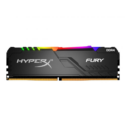 HyperX FURY RGB - DDR4 - 16 GB - DIMM 288-pin - 3200 MHz / PC4-25600 - CL16 - 1.35 V - unbuffered - non-ECC - black