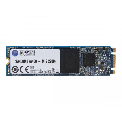 Kingston A400 - Solid state drive - 480 GB - internal - M.2 2280 - SATA 6Gb/s Kingston A400 - Solid state drive - 480 GB - internal - M.2 2280 - SATA 6Gb/s