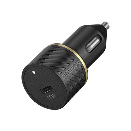 OtterBox Premium - Car power adapter - 18 Watt - 3 A - PD 3.0 (USB-C) - black shimmer OtterBox Premium - Car power adapter - 18 Watt - 3 A - PD 3.0 (USB-C) - black shimmer