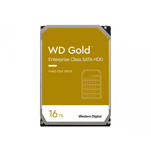 WD Gold Enterprise-Class Hard Drive WD161KRYZ - Hard drive - 16 TB - internal - 3.5" - SATA 6Gb/s - 7200 rpm - buffer: 512 MB