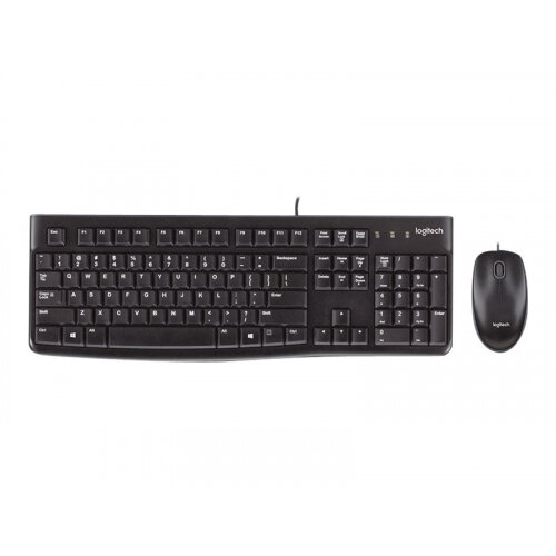 Logitech Desktop MK120 - Keyboard and mouse set - USB - English