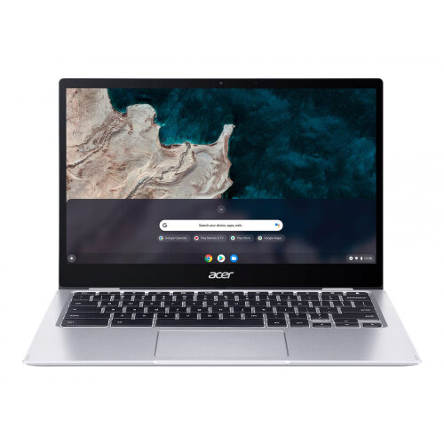 Acer Chromebook Spin 513 R841T - Flip design - Snapdragon 7c Kryo 468 - Chrome OS - 4 GB RAM - 64 GB eMMC - 13.3" IPS touchscreen 1920 x 1080 (Full HD) - Qualcomm Adreno 618 - Wi-Fi 5, Bluetooth - steel grey - kbd: UK