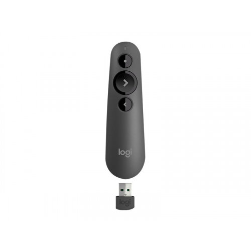 Logitech R500s - Presentation remote control - 3 buttons - graphite