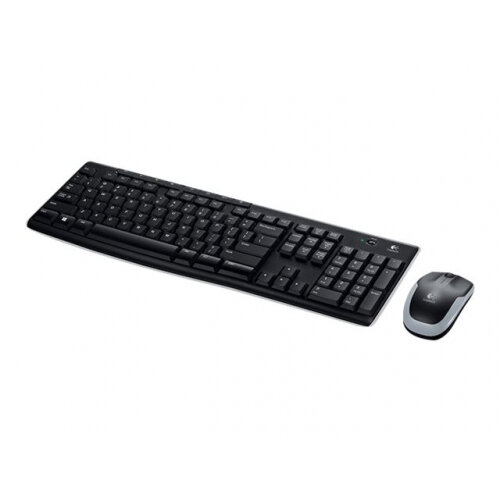 Logitech MK270 Wireless Combo - Keyboard and mouse set - wireless - 2.4 GHz - UK