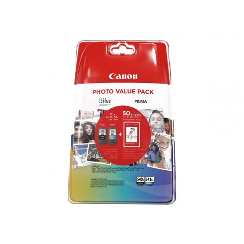Canon PG-540L/CL-541XL Photo Value Pack - Glossy - 2-pack - High Yield ...