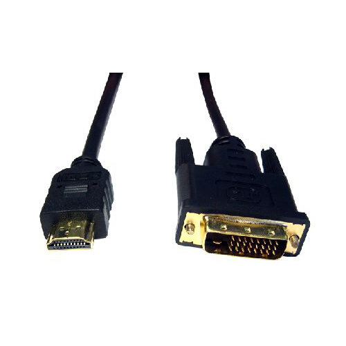 Cables Direct 1.8m HDMI-DVI-D 2 m Black