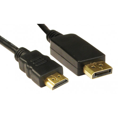 Cables Direct 1m DisplayPort to HDMI Adapter Cable