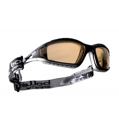 Bolle Tracker TRACPSJ Safety Glasses Yellow with Platinum Coating Ref BOTRACPSJ