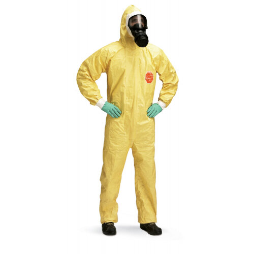 DuPont Tychem C Model CHA5 Extra Large Protective Coverall Yellow