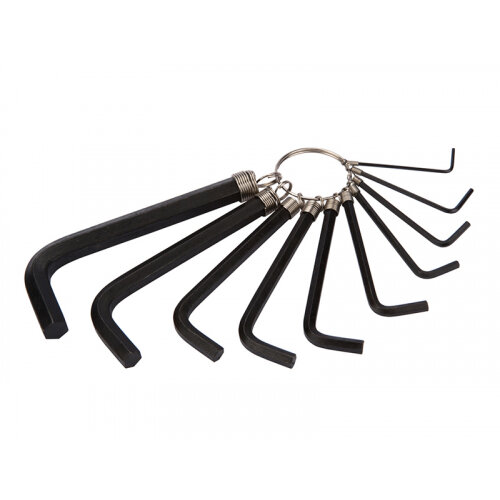 BlueSpot Tools Hexagon Key Set, 10 Piece