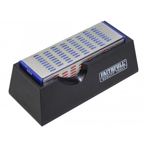 Faithfull Diamond Sharpening Stone 4 Sided 150x50x50mm