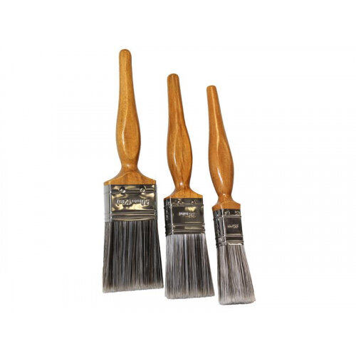 Faithfull Superflow Synthetic Paint Brush, 3 Piece Set