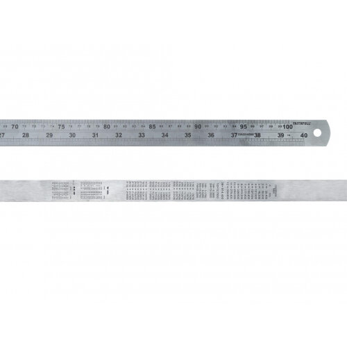 Faithfull Steel Rule 1m / 39inx30mm