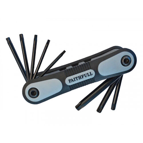 Faithfull Folding Star Key Set of 8 (TX9-TX40)