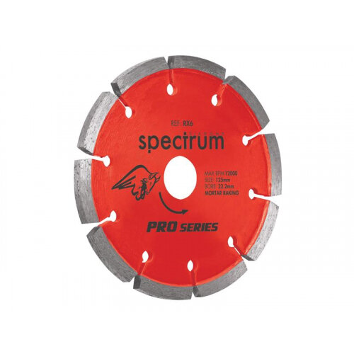 Spectrum RX6 Pro Mortar Rake Diamond Blade 115mm