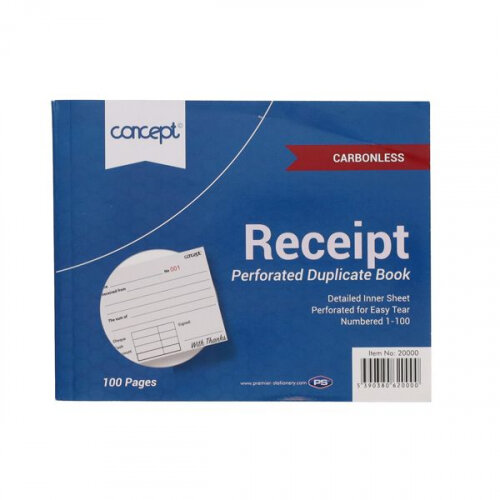 Concept Carbonless Receipt Book 100 Pages - Simplify Transactions