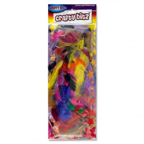 Crafty Bitz Bag Exotic Feathers 10g - Add Flair to Your Craft Projects