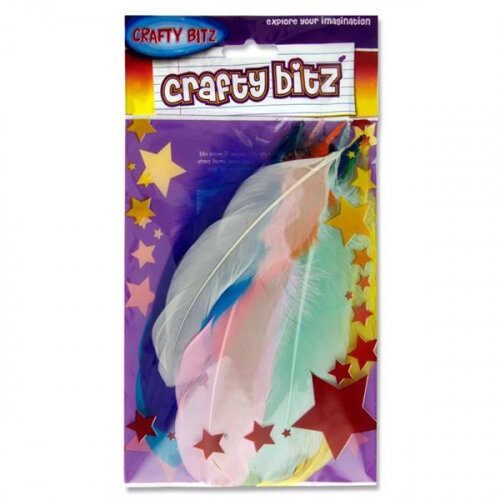 Crafty Bitz Bag Feather Duck Quills 10g - Premium Natural Craft Materials