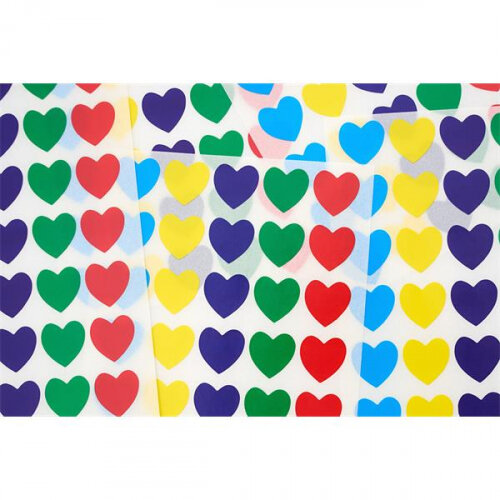 Crafty Bitz Self-Adhesive Heart Stickers Pack of 175 - Fun & Decorative