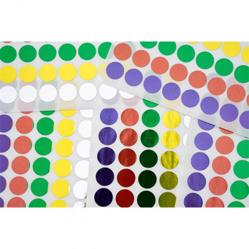 Crafty Bitz Sticky Dots Pack of 200 - Assorted Colours for Craft Projects