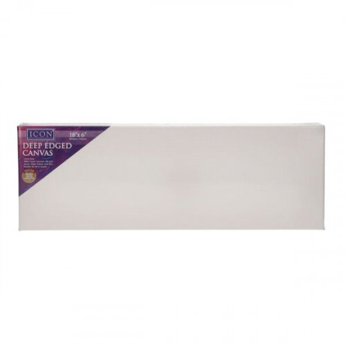 Icon Deep Edged Canvas 18x6 inch - For Professional Art