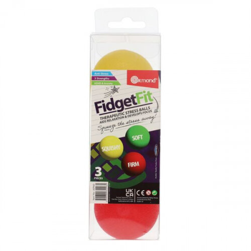 Ormond Fidget Fit Therapeutic Stress Putty Pack of 4 - For Focus and Relief