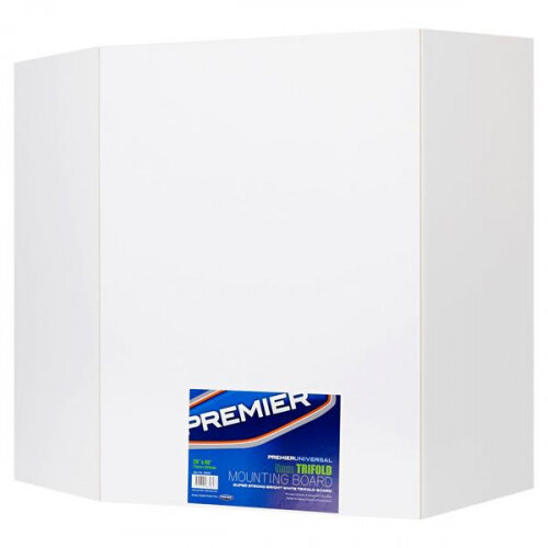 Premier Universal Trifold Foam Mounting Board 5mm 28x40" - Perfect for Craft Projects