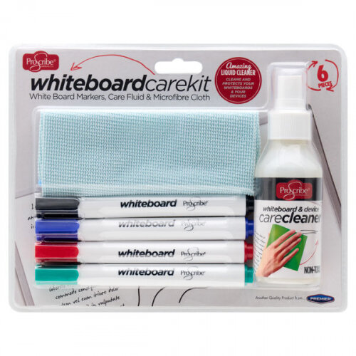 Proscribe Whiteboard Marker Care Kit 6 Piece - Everything You Need for Clean Boards