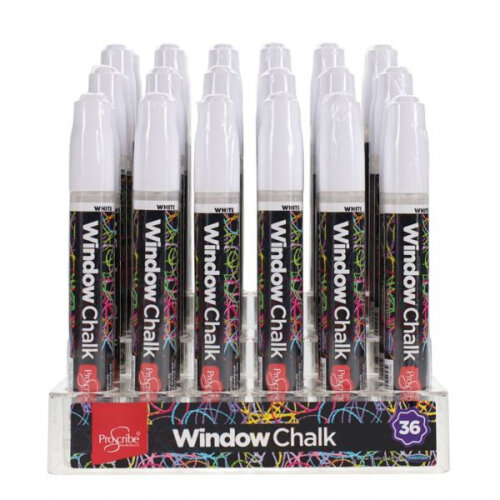 Proscribe Brilliant Window Chalk Marker 8g White - Create Bold Window Designs