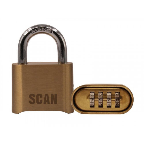 Brass Combination Padlock 50mm