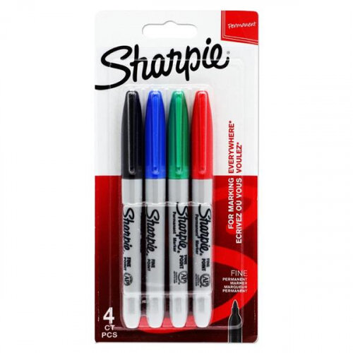 Sharpie Fine Tip Permanent Markers Pack of Assorted Colours - Vibrant markers for all your creative needs