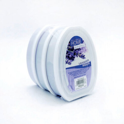 Gel Air Freshener Pack of 3 Lavender Breeze 150g