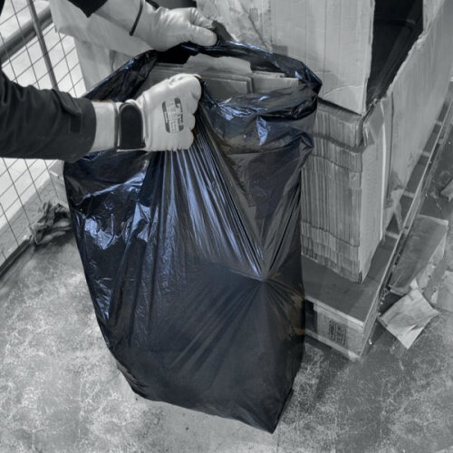 EW/BAG Pack of 200 Medium Duty Refuse Sacks 90L Black