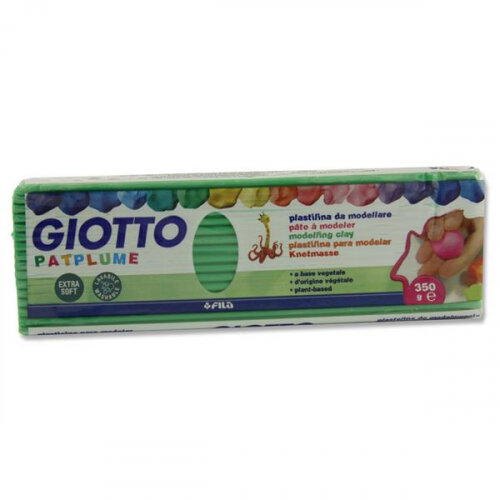 Giotto Modelling Clay 350g Light Green Soft & Flexible