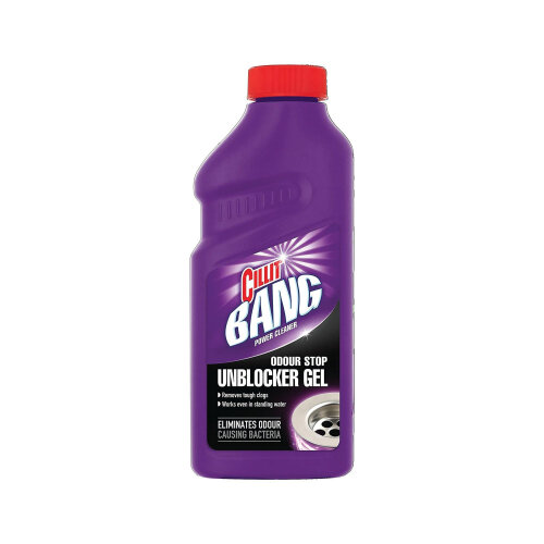Cillit Bang Power Cleaner Odour Stop Unblocker Gel 500ml 3082040 Single Pack