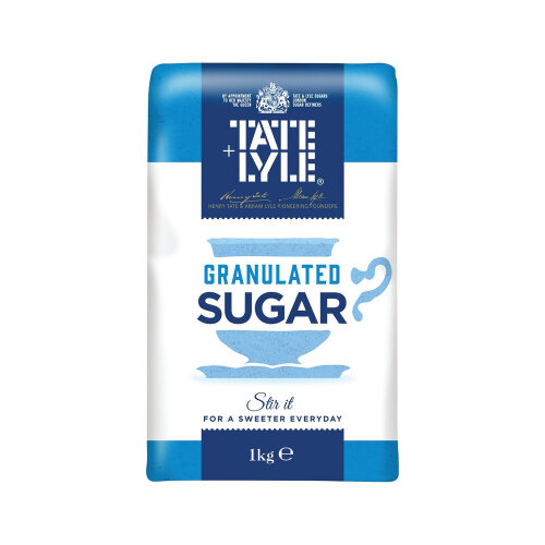 Tate and Lyle White Granulated Sugar 1kg Bag SUGAR