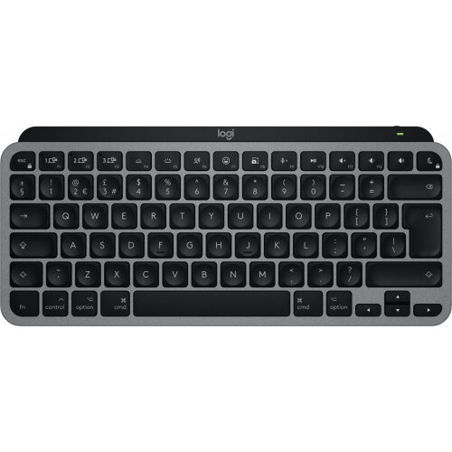 Logitech MX Keys Mini For Mac keyboard Home/Office Bluetooth QWERTY UK English Black, Grey