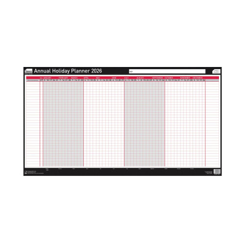Sasco Annual Holiday Planner Unmounted 2026 2410277